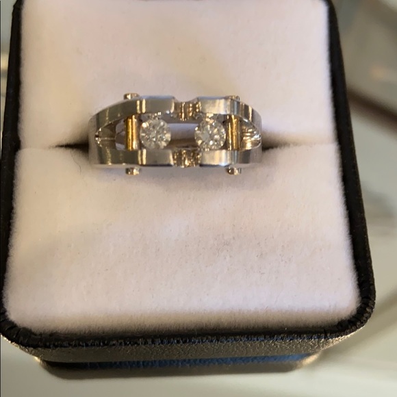 custom Other - Men’s Custom 14k white gold ring